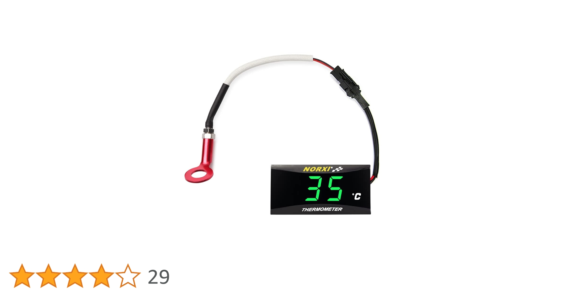 確認用3 Amazon | Norxi シリンダーヘッド温度計 エンジン温度ゲージ 10mm 14mm