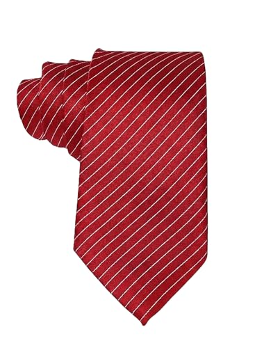 Image of Micro Fiber Stripped Neck Ties For Mens Boys Tie Length & Width - 58 Inch & 3 Inch