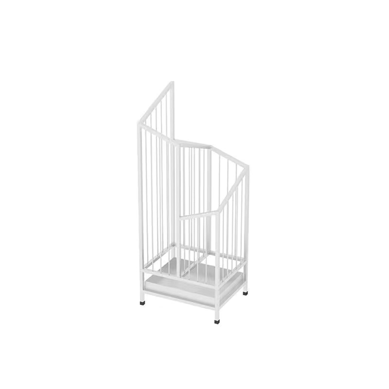 SaryEdge Large Capacity Metal Umbrella Storage Rack - Commercial & Home Use - Stylish Lobby Organizer for Hotels, Offices & Entrances - Durable Hanging Umbrell,White-Small
