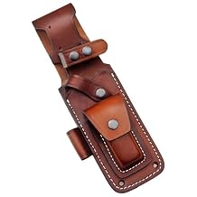 Ottoza TOP GRAIN Leather Knife Sheaths for Fixed Blade Knives, Leather Knife Sheath for Belt, Leather Knife Holster Belt Knife Holder, Vertical Knife Sheath for Belt No207