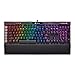 Corsair K95 RGB Platinum XT Tastiera Meccanica Gaming Tastiera Retroilluminata, LED RGB, CHERRY MX SPEED RGB Argento, Nero