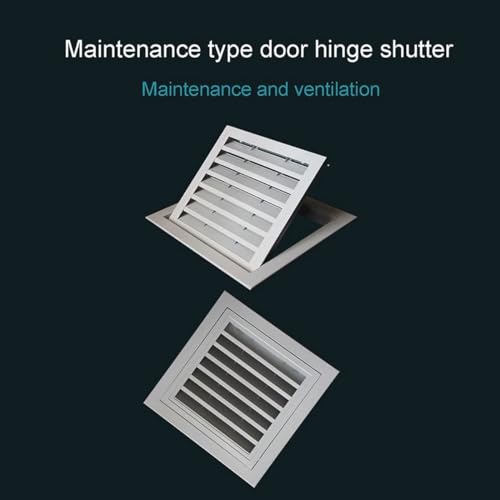 Alliage d'aluminium pour cette grille de ventilation carrée style B