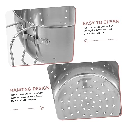 Colador para fregadero de cocina en acero inoxidable miniatura 6