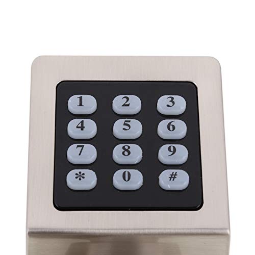 Serrure de porte à code électronique à quatre méthodes de déverrouillage - 5