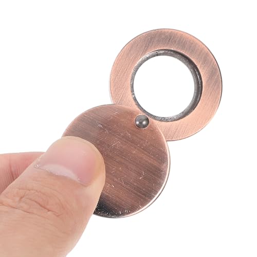 VALICLUD 2 piezas 16mm Mirilla de puerta con cubierta de privacidad giratoria de latón para protector de ventanas, adecuada para apartamento y hotel miniatura 3
