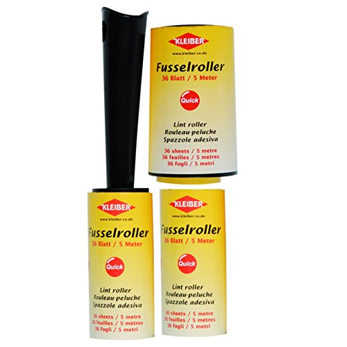 Kleiber - Spazzola Adesiva con 3 ricambi da 5 m