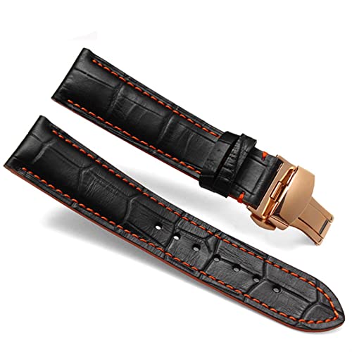Bracelet de montre cuir véritable 18mm 20mm 22mm interchangeable - 4