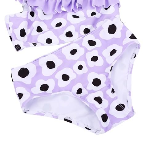Image of LIZENS Two-Pieces Girls Swimsuit Watermelon Printed Bikini Sets Ruffle Girls Bathing Suit