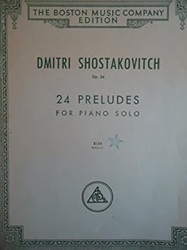Paperback 24 Preludes for Piano Solo Op. 34 Book