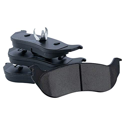 Image of TRQ Rear Brake Pad and Rotor Set Ceramic Calipers Compatible with 2002-2005 Ford Explorer Mercury Mountaineer