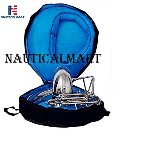 Sousaphone 22 Valve Big Tuba Made Of/Full Brass W/Bag Brass Finish Tubas Silver Musical Instrument Gift - Image 4