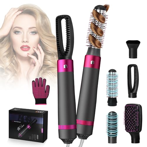 #rémunéré #Amazon<br>Air styler Sèche Cheveux 5 en 1 Ensemble de Brosse à Air Chaud Brosse Cheveux Soufflante avec Ionique Négatif Fers à Boucle Automatique pour Friser Lisser et Coiffer Les Cheveux