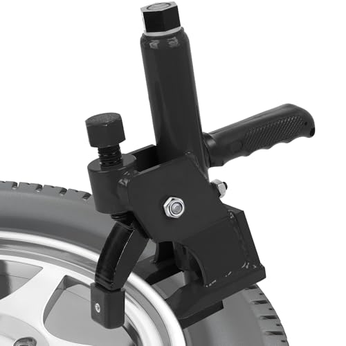 Image of Manual Tire Bead Breaker with Handle and Rubber Pad, Fit for 38 and 42 Inches Tires Changer, Easy-Operated Tire Repair Tool for ATVs, UTVs, Tractors, Trucks, Heavy Duty Tires Car Repair (Black)