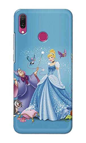 Image of Famous Cartoon Lady Character Hard Back Case Cover for Huawei Y6 (2019) / Huawei Y6 Prime (2019) Back Cover -(J5) VNS2224