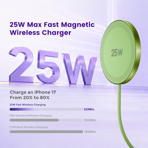 Image of MagSafe 25W Wireless Charger for Apple Magnetic Fast Charging Pad