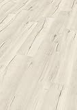 EGGER Creston Eiche Weiss Home Laminatboden EHL105 (8mm, 2,542m²) | authentische Holzoptik | | Einfache Verlegung durch CLIC It System | Praktisch & wertbeständig