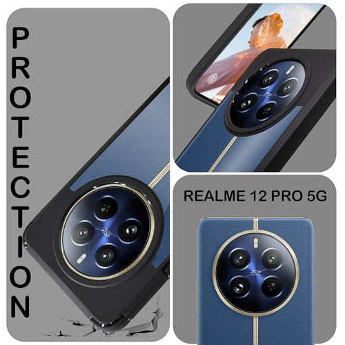 Image of A rtistque Hard Clear Back Cover Case for Realme 12 / 12 Pro Plus 5G / P1 Pro 5G | Shockproof TPU | Acrylic Armor Case | Stylish Protective Design - Transparent