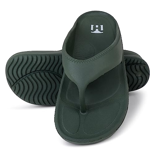 Image of Hygear Men's James EVA Slippers | Ultra Soft Cushion | Lightweight | Waterproof |Stylish | Anti-Skid | Comfortable Daily Wear Slippers for Men