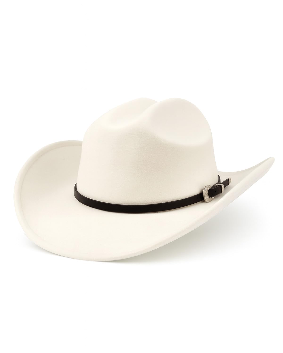 Zylioo Plus Size Felt Cowboy Hat