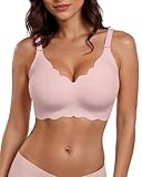 HORISUN Womens Wireless Bras Comfortable Push Up...