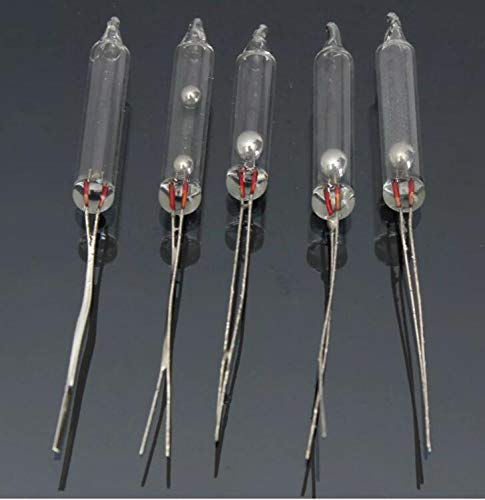SUCAN 10pcs 3 Mm PZ-101 Interrupteurs Au Mercure Du Capteur D'inclinaison 20V 0.5A Travail Angle 10 °
