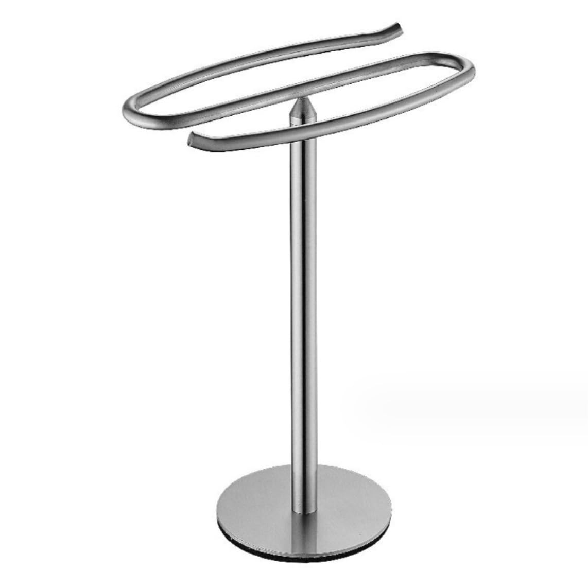 DKRAHRJJ Towel Rack Standing Towel Rail Stainless Steel Towel Rack Towel Holder Towel Stand for Bathroom Kitchen Vanity Countertop/Sier/25 * 33Cm