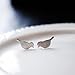 Silver Bird Pierced Earrings
