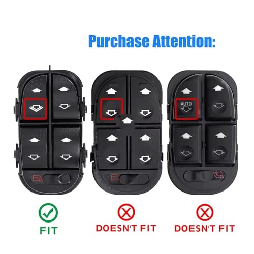 Bouton commande lève-vitre électrique Ford Focus 2000-2007 interrupteur 901330 - 5