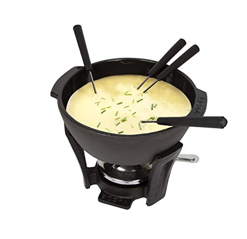 BOSKA 853549 Party Pro Cheese Fondue Set, 900ml, Black