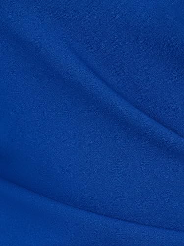 Image of Adrianna Papell Stretch Crepe Side Ruched Dress with Pearl Trim Sleeves