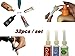 Travel Bottles Set - 30x Empty Mini Tubes 0,12 ounce + 2x Filling Adapters, Make Your Own Travel size Toiletries