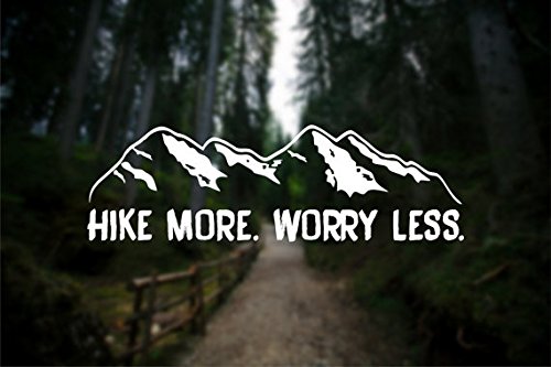 CCI Hike More Worry Less Wanderlust Decal Vinyl Sticker|Cars Trucks Vans Walls Laptop|