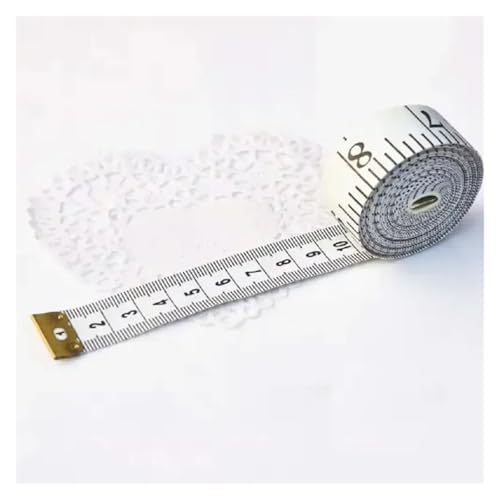 Cinta métrica de sastre 3m x 2.0cm Fibra blanca miniatura 4