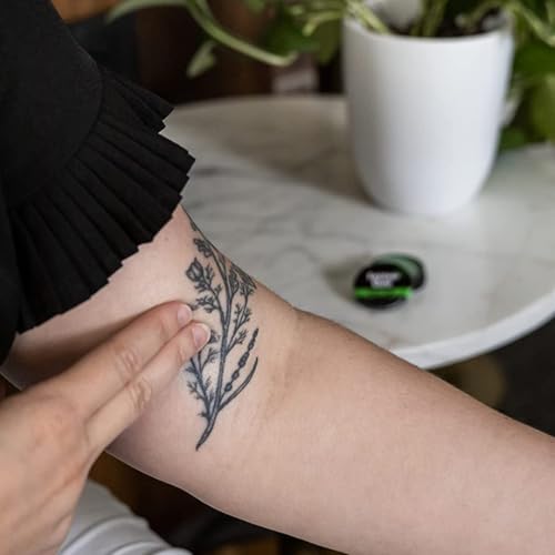 Tattoo Goo Original Aftercare Balm, Bulk Individually Packaged Natural Tattoo Balm with Beeswax and Cocoa Butter, Soothing Ointment, Brightening Care, 50 Travel Size Packets