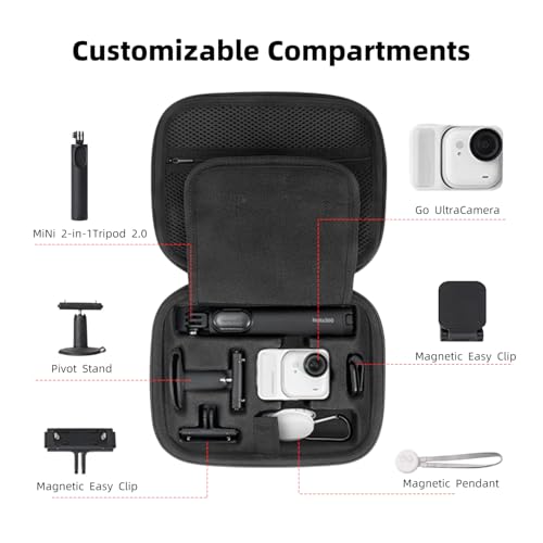 Estuche protector para Insta360 GO Ultra con protector de lente miniatura 5