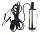 Retoo Dieselpumpe Wasserpumpe Ölpumpe 12V Auto-Kraftstoffpumpe, Edelstahl Tauchpumpe für Treibstoff Wassertransferpumpe Zigarettenanzünder Elektrische Siphon Extractor Absaugpumpe Öl 1.5m Kabel