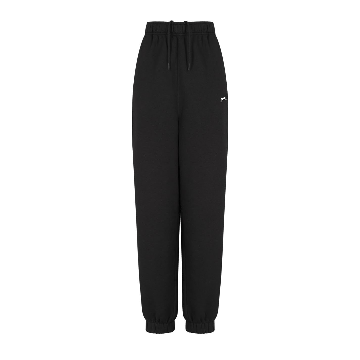 Slazenger Womens Closed Hem Fleece Pants Bottoms Black S