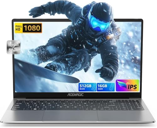 ACEMAGIC AX18 18,5 Zoll Laptop - Intel N150, 16GB RAM, 512GB SSD, 8000mAh Akku