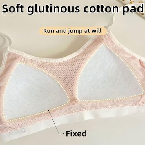 5Packs Teenager Girls,Training Bras for Girls 12-18,Kids Bra,Youth Sports Bra4