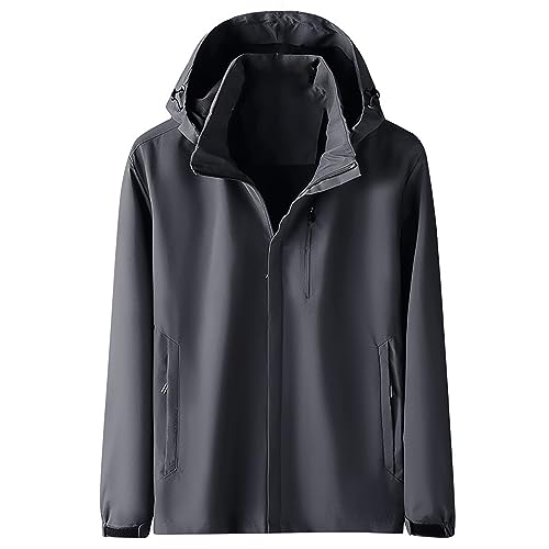 Uwdiohq Mejores Ofertas De Hoy Chaqueta Marron Hombre Chaqueta Trabajo Hombre Chaqueta Impermeable Plegable Abrigo Cortavientos Hombre Chaquetas De Montana Hombre Chaquetas Deportivas Mujer Ofertas
