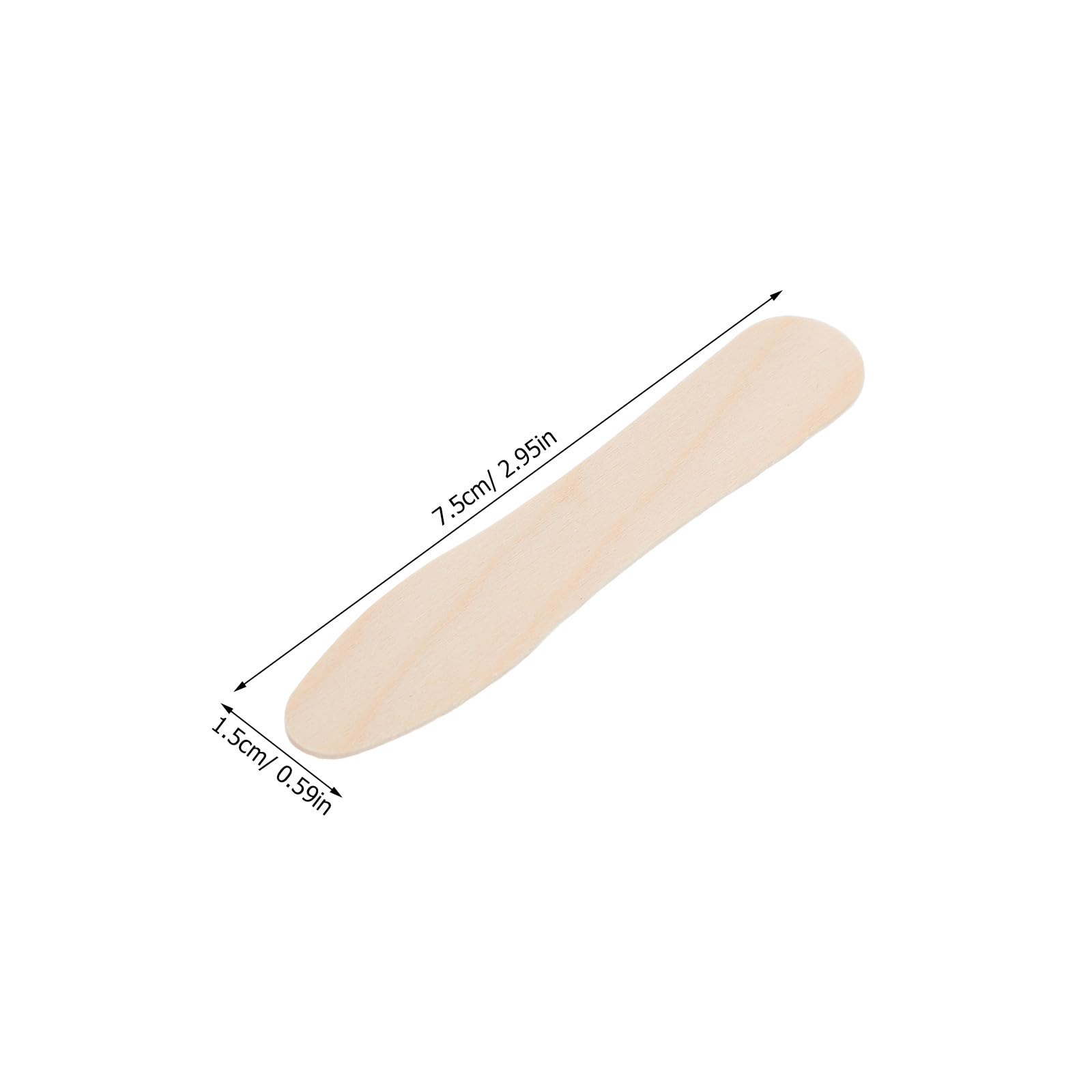 Healeved Cucchiai Monouso in Legno per Gelato e Yogurt, Design Leggero e Igienico, Confezione da 1200 Pezzi, per Feste ed Eventi