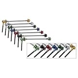 DIXNA(ディズナ) スティック チタン ハブクイックリリーズ 前後セット アップルグリーン アップルグリーン