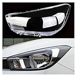 Compatible For Kia Pegas 2017 2018 2019 2020 Car Light Replacement Headlight Cover Transparent Lampshade Shell Clear Lens Lamp Case