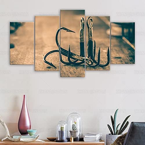 Malerei Leinwand 5 Stück Leinwand Kunst Angeln Hak Produktbild-Vorschau 7