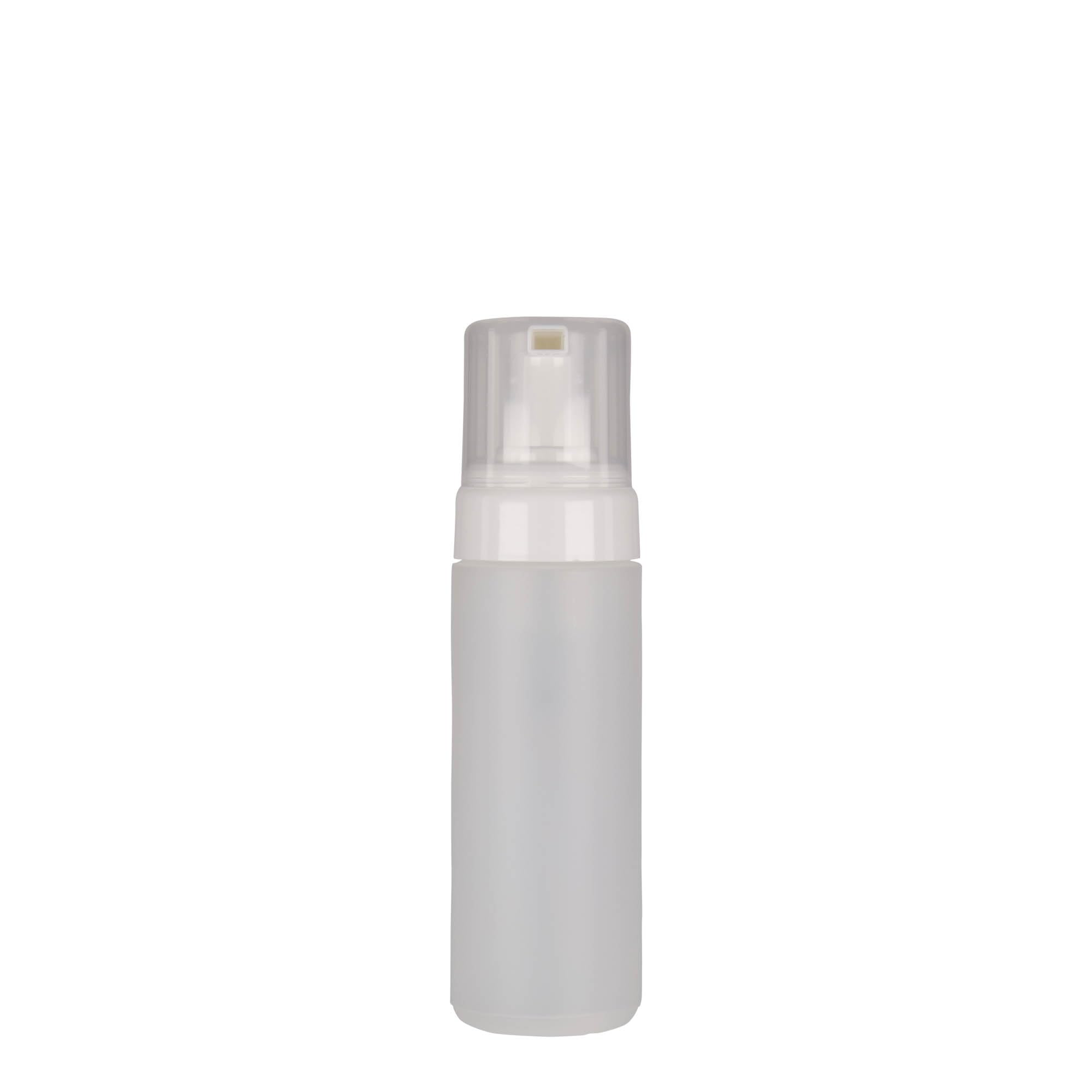 Set di 24 flaconi dispenser per schiuma, 150 ml, in polietilene, con inserto in schiuma bianca