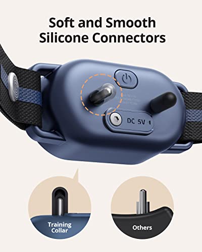 eufy Pet Dog Training Collar 2-Pack, 2 Rechargeable Training Collars with Remote, 3 Safe Training Modes, Soft Silicone… - Image 4