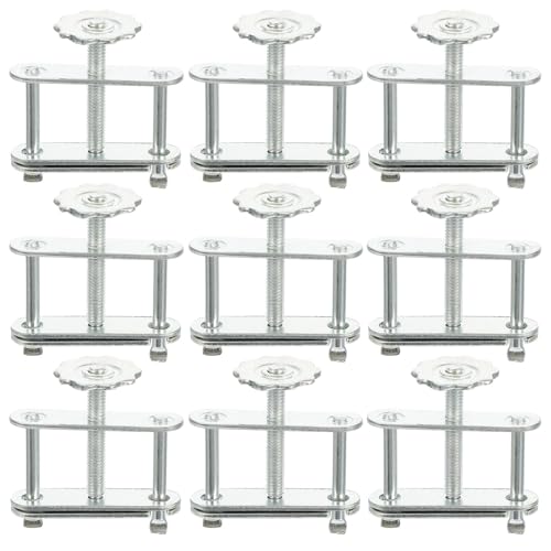 PartyKindom 10Pcs Laboratory Tubing Screw Water Stopper Clamp Set for Rubber Hose, Adjustable Hose Clamp with Rotating Pinchcock, Sealing Clip for Scientific and Industrial Use