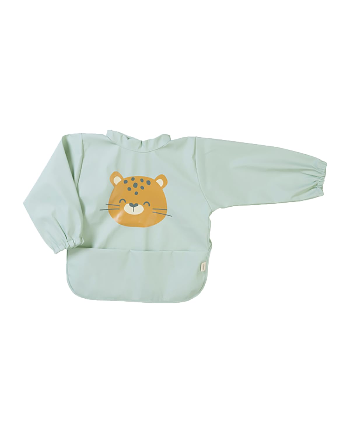 Saro 16582 Bavaglino con maniche impermeabili - gatto predatore menta