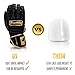 Franklin Sports MLB Batting Gloves - CFX Pro PRT Heavy Duty Protective Baseball + Softball Batting Gloves - Adult Padded Reinforced Leather - Adult Large - Black + Gold
