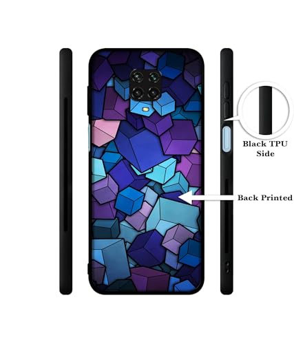 Image of Color Box Design Premium 2D Printed Metal Back Case Cover for Mi Redmi Note 9 Pro /Note 9 Pro Max /Poco M2 Pro